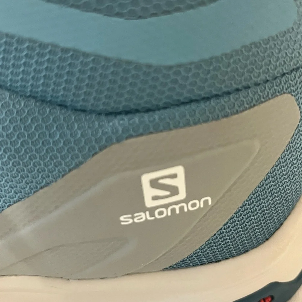 Salomon Woman's Vaya Blaze Blue Gray Mid-Top Hiking Waterproof Winter Boots SZ 7 - Picture 5 of 13